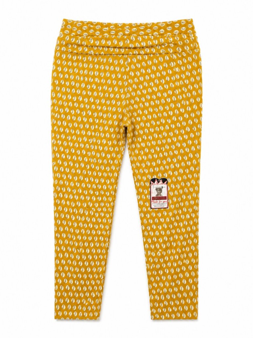 #23 Zara Basic Yellow Patterned Pants Size S
